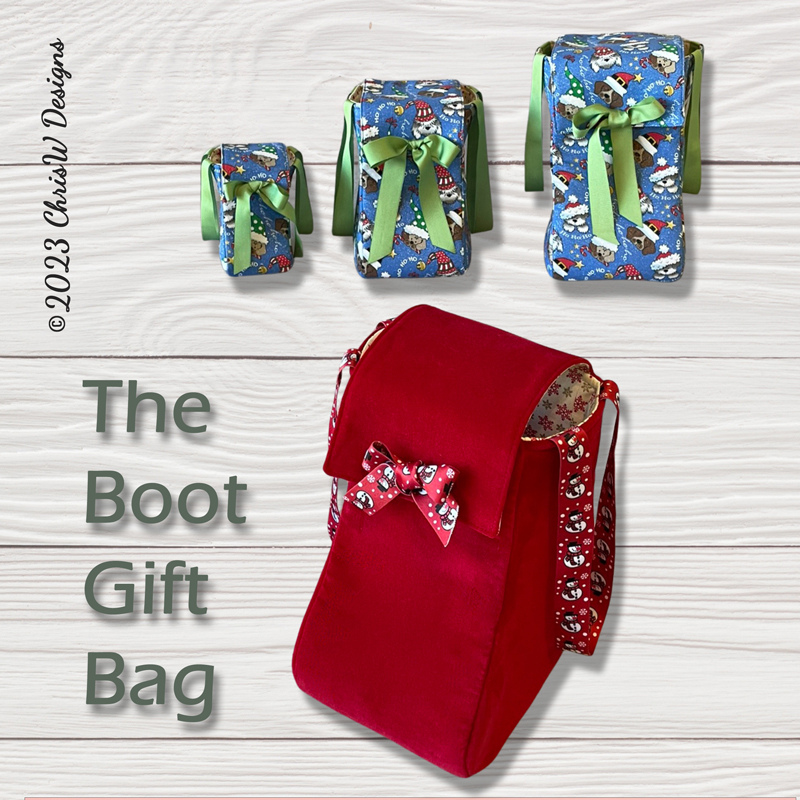 Photo of the Boot Gift Bag by ChrisW Designs