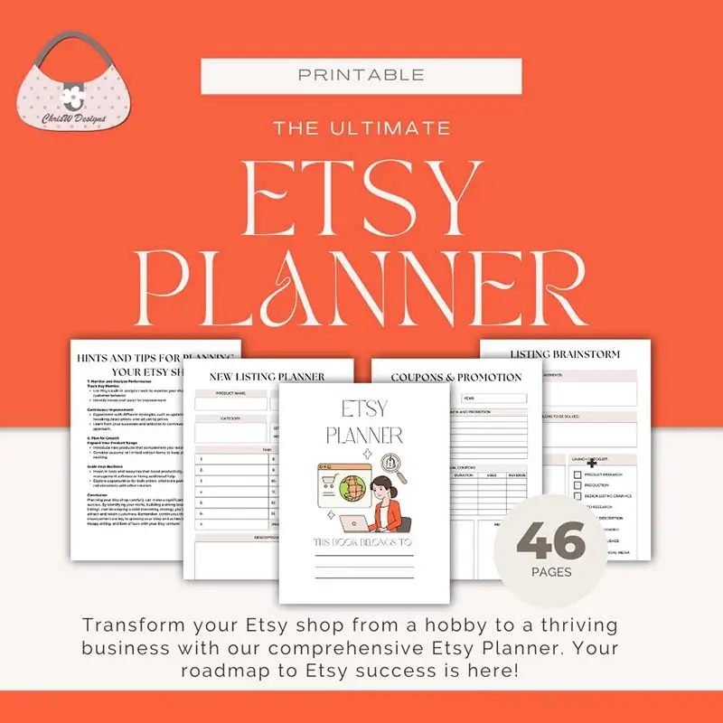 Etsy Planner Shop Photo